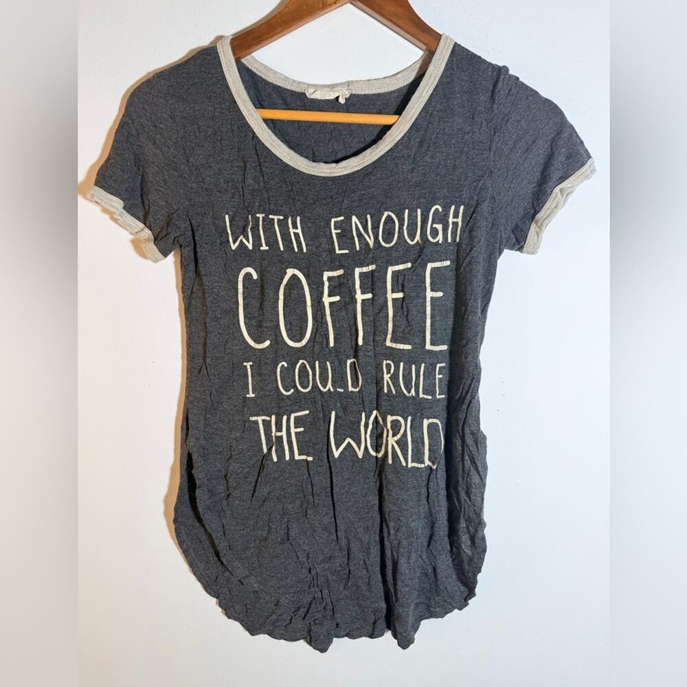 Gray Graphic Women's Top